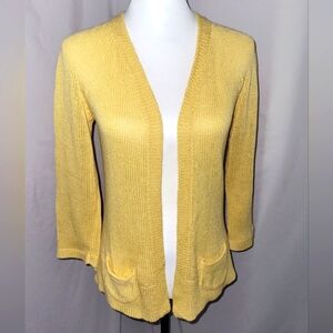 ZOXO YELLOW CARDIGAN M